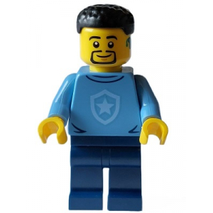 LEGO® Mini-Figurine Homme Police Tenue Entrainement