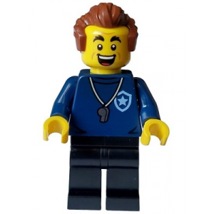 LEGO® Mini-Figurine Homme Police Tenue Entrainement