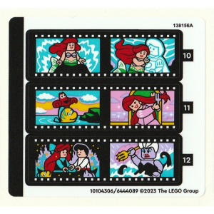 LEGO® Autocollant - Stickers Set 43227 Disney les Méchants