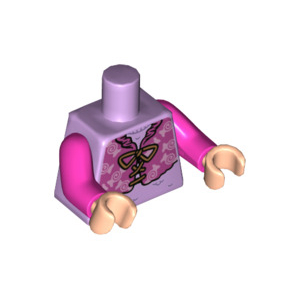 LEGO® Torso Dark Pink Jacket Minifigure