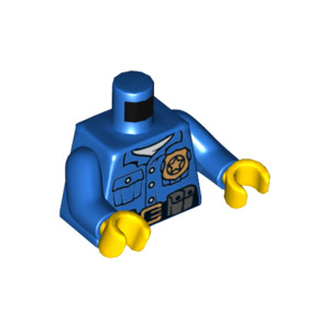 LEGO® Mini-Figurine Torse Police (6H)
