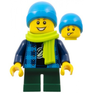 LEGO® Mini-Figurine Enfant Garçon Tenue Hiver Echarpe