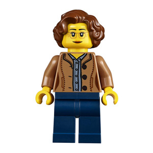 LEGO® Female Short Reddish Brown Hair