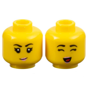 LEGO® Minifigure Head Dual Sided Female