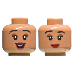 LEGO® Mini-Figurine Tête Femme 2 Expressions (2G)