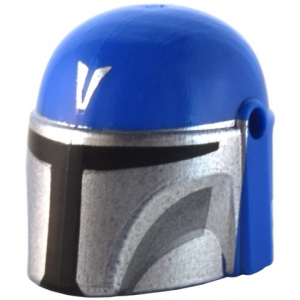 LEGO® Minifigure Headgear Helmet with Holes Sw Mandalorian