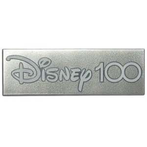 LEGO® Plate Lisse 2x6 Imprimée Disney 100