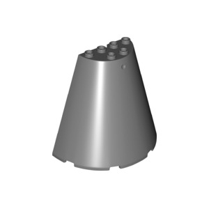 LEGO® Cone Half 8x4x6