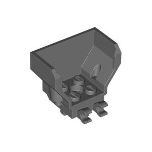 LEGO® Cockpit 4x2x3 with Pin Hole and 2 Clips