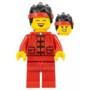 LEGO® Mini-Figurine Femme Tenue Nouvel an Chinois