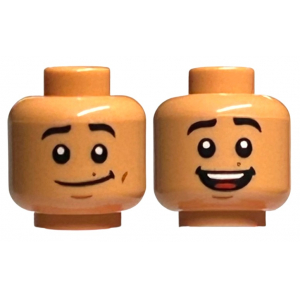 LEGO® Minifigure, Head Dual Sided Black