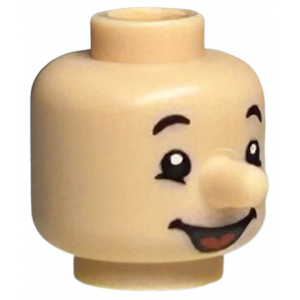 LEGO® Minifigure Head Modified with Nose
