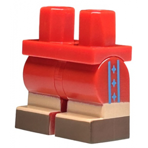 LEGO® Mini-Figurine Jambes Flexible Imprimée