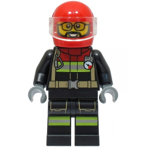 LEGO® Mini-Figurine Homme Pompier avec Casque