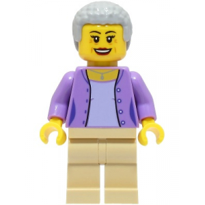 LEGO® Minifigure Woman Medium Lavender Jacket