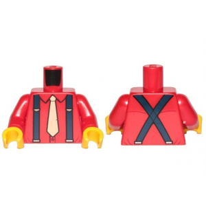LEGO® Mini-Figurines Torse Avec Bretelles Et Cravate (2S)