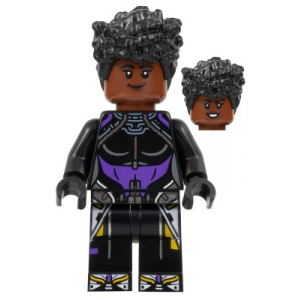 LEGO® Minifigure Black and Dark Purple Top