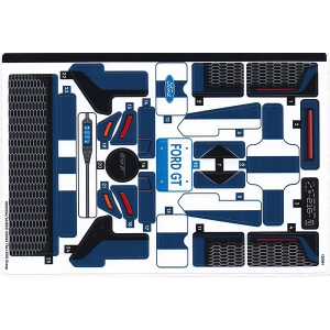 LEGO® Autocollant - Stickers Set 42154 Ford Gt