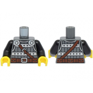 LEGO® Mini-Figurine Torse Imprimé Chevalier Armure (4W)