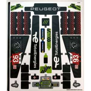 LEGO® Autocollant - Sticker Set 42156 Peugeot 9x8