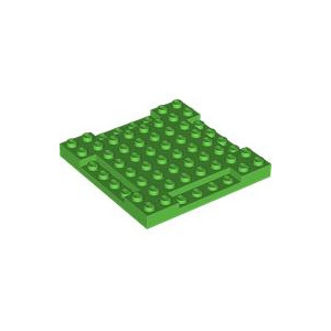 LEGO® Brick Modified 8x8x2/3 with 1x4 Indentations