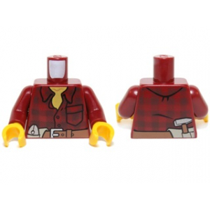 LEGO® Mini-Figurine Torse Imprimé Ouvrier Outils (3A)