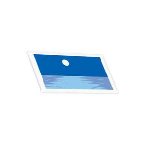 LEGO® Glass for Window 1x4x6 Blue Ocean