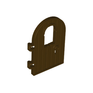 LEGO® Door 1x4x6 Round Top with Window and Keyhole