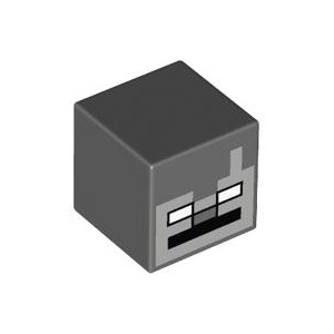 LEGO® Minifigure Head Modified Cube with Pixelated