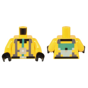 LEGO® Mini-Figurine Torse Imprimé Pixélisé Minecraft (2C)