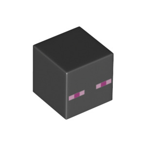 LEGO® Minifigure Head Modified Cube with Pixelated