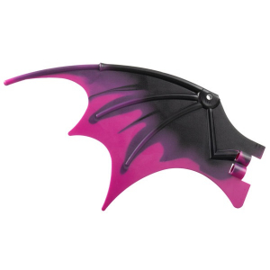 LEGO® Dragon Wing 19x11 with Marbled Magenta Trailing