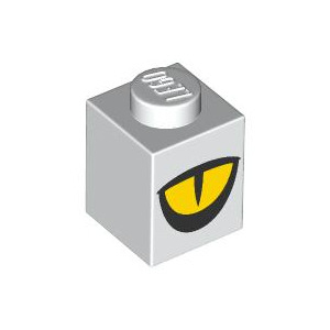 LEGO® Brique 1x1 Imprimée Yeux Oeil