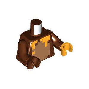 LEGO® Torso Pixelated Medium Nougat Chest
