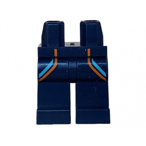 LEGO® Hips and Legs with Orange and Medium Azure Wetsuit