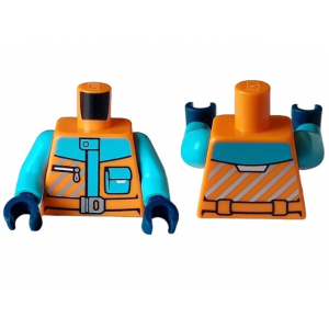 LEGO® Torso Jacket with Medium Azure Panels