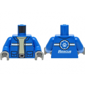 LEGO® Mini-Figurine Torse Sauveteur Rescue (2W)