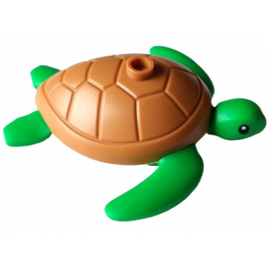 LEGO® Sea Turtle with Black Eyes and Medium Nougat