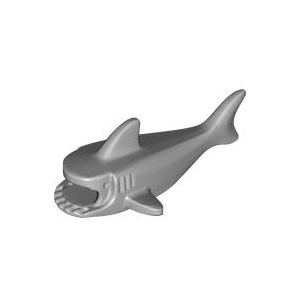 LEGO® Shark Body with Debossed Gills
