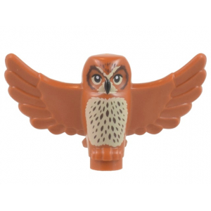 LEGO® Owl Spread Wings with Black and Eyes