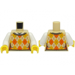 LEGO® Torso Female Knit Argyle Sweater