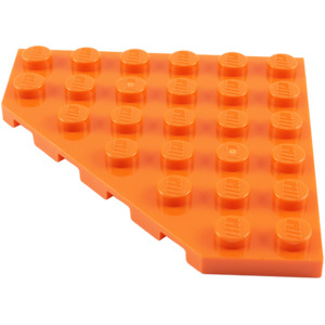 LEGO® Wedge Plate 6x6 Cut Corner