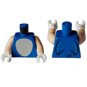LEGO® Torso Light Nougat Oval Stomach