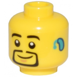 LEGO® Mini-Figurine Tête Homme Ecouteur Oreille (2W)