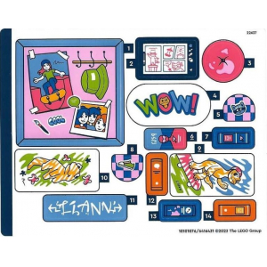 LEGO® Sticker Sheet for Set 41739