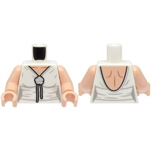 LEGO® Torso Female Dress with Flower and Laces