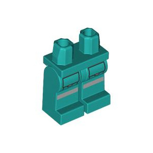 LEGO® Mini-Figurine Jambes Imprimées Bandes Reflechissantes