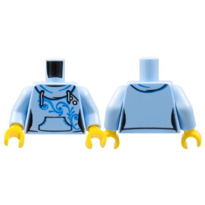 LEGO® Mini-Figurine Torse Femme Imprimée (AQ)