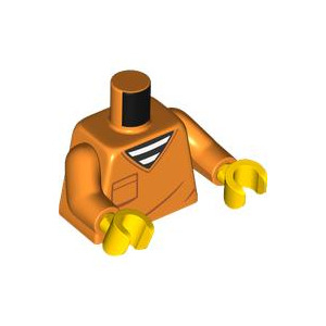 LEGO® Mini-Figurine Torse Tenue Prisonnier - Prison - Sweat