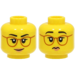 LEGO® Minifigure Head Dual Sided Female